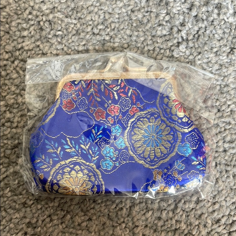 Floral Brocade Coin Purse ( BLOWOUT SALE)
